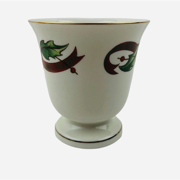 Set Of 3 Holly Holiday Made In Japan Porcelain Mugs With Gold Trim & Festive Lea - Picture 9 of 10